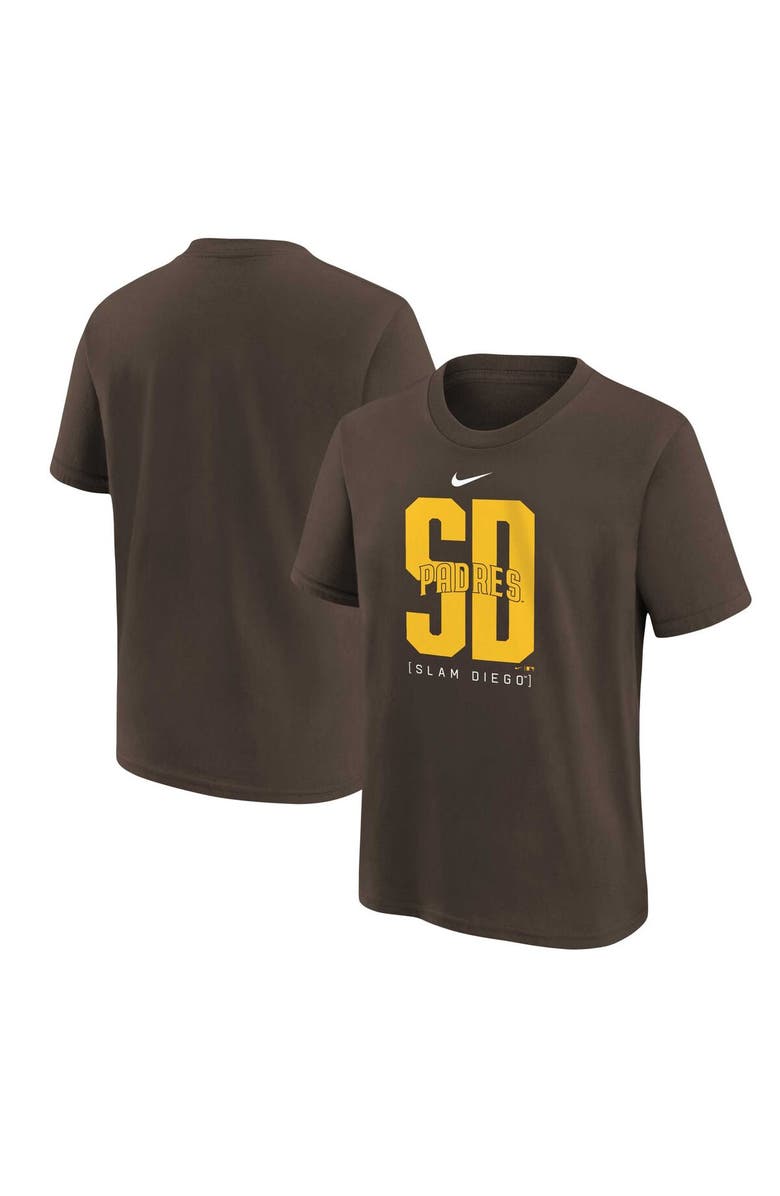 Nike Youth Nike Brown San Diego Padres Scoreboard T-Shirt, Main, color, 