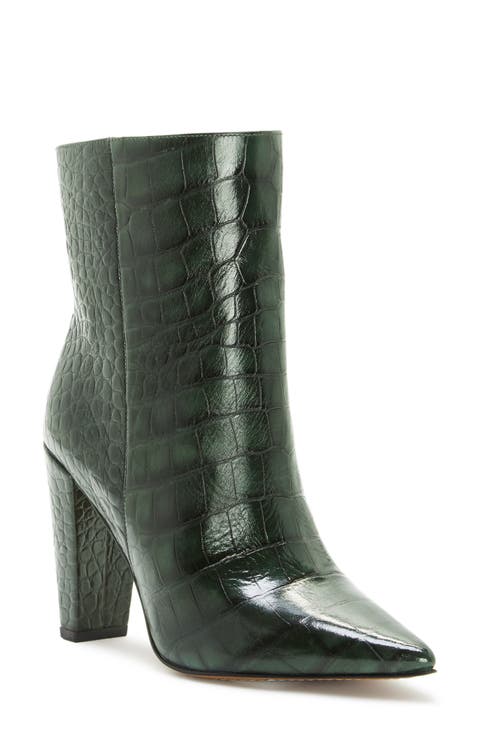 Membidi Pointed Toe Leather Boot (Women)