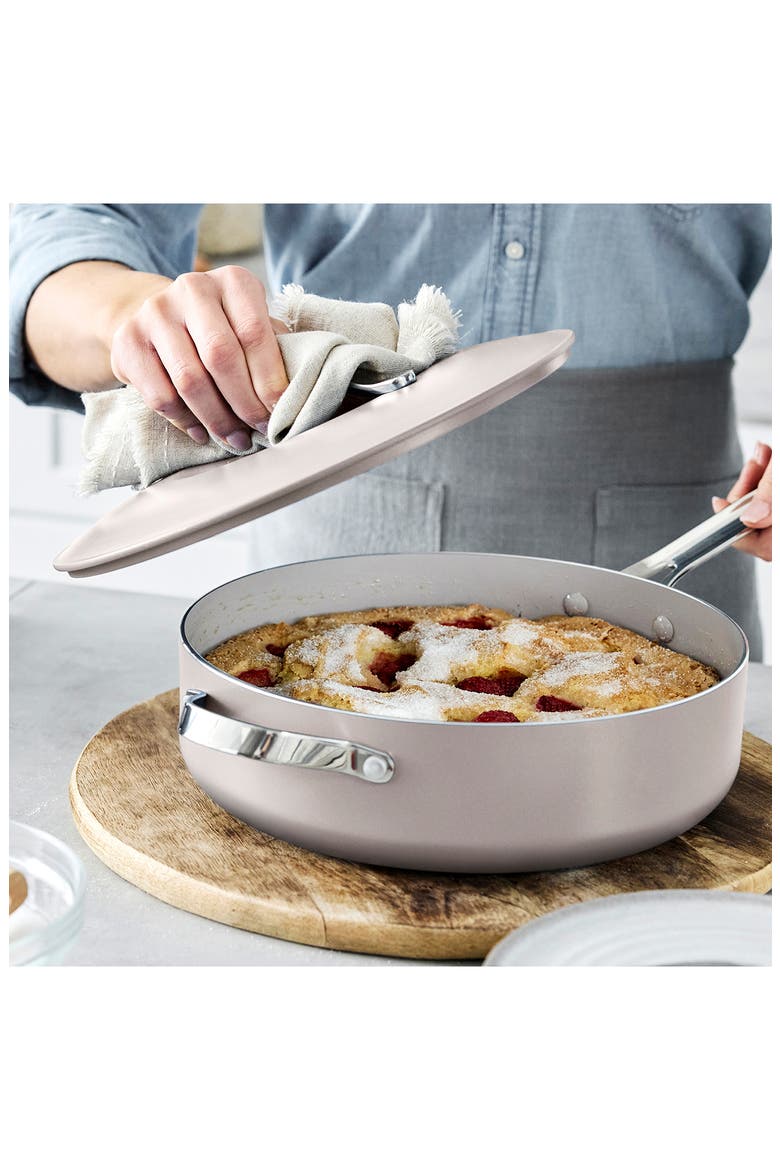 Nova 10-Piece Ceramic Nonstick Cookware Set, Alternate, color, GREY