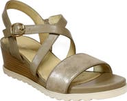 David Tate Kinsley Ankle Strap Wedge Sandal