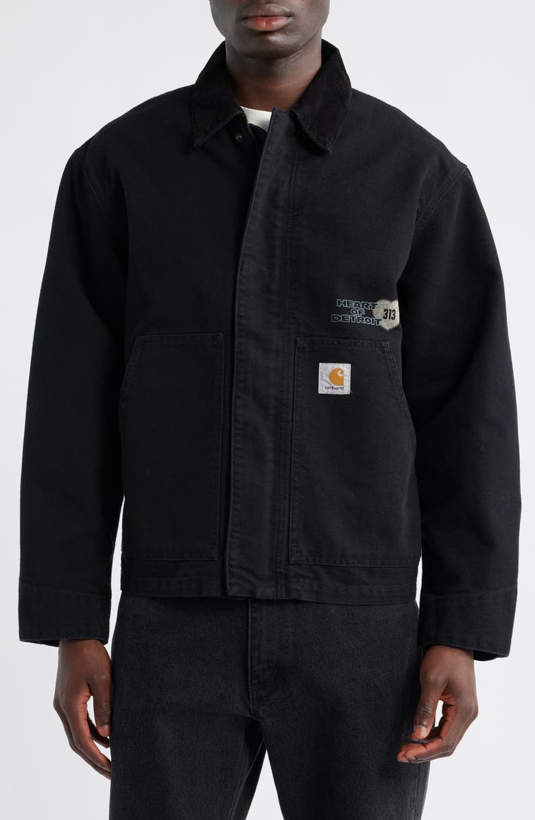 Carhartt Work In Progress OG Arcan Graphic Organic Cotton Canvas Jacket, Alternate, color, 