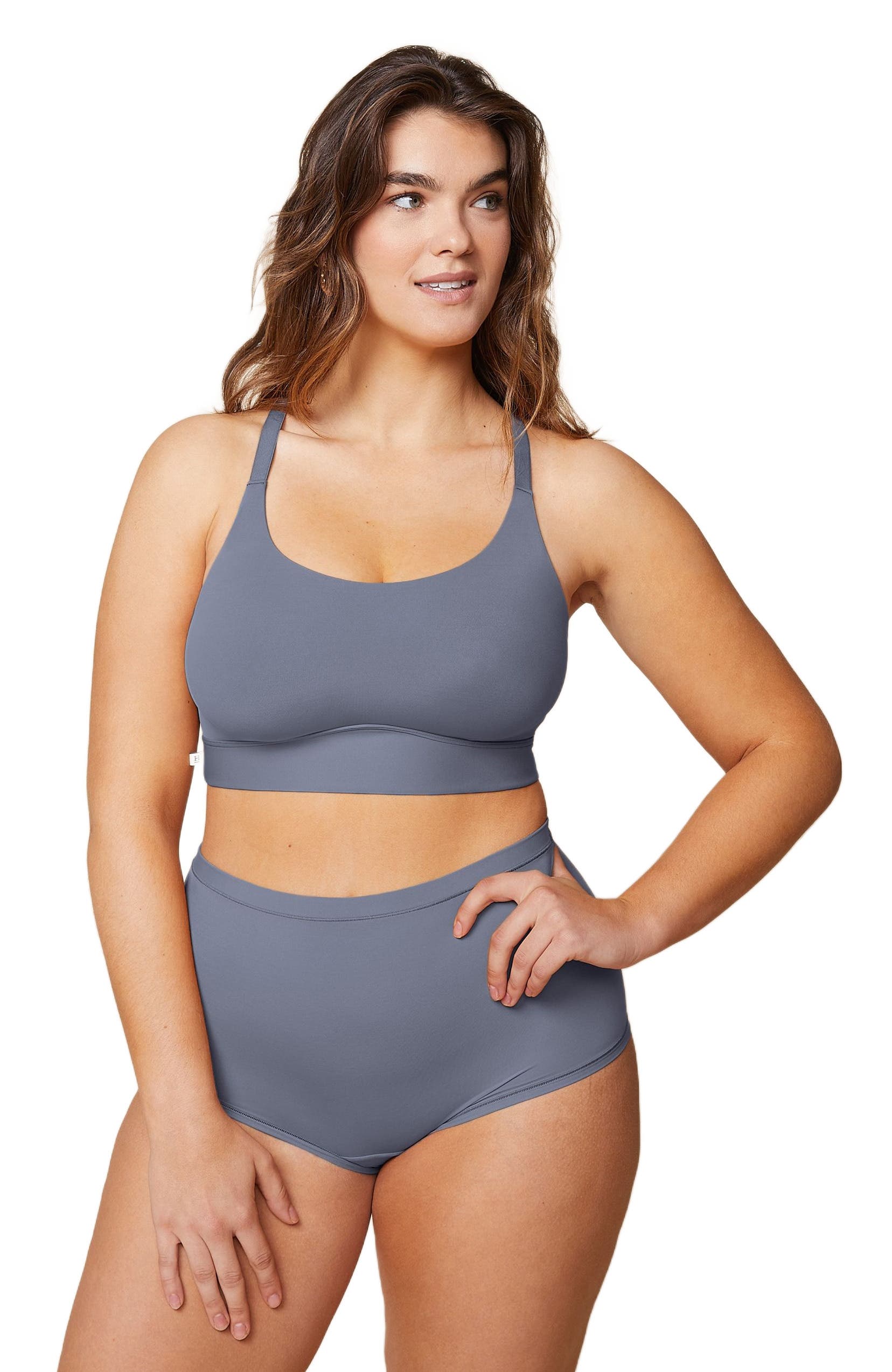 Harper Wilde Bliss Racerback Bralette in Steel 