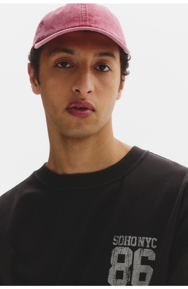 H&M Loose Fit Printed T-shirt, Alternate, color, Black/Soho Nyc