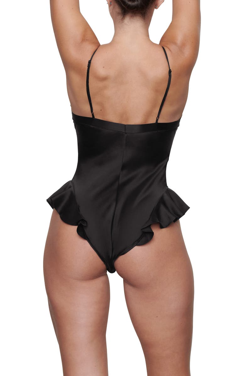 SKIMS Stretch Silk Teddy, Alternate, color, 