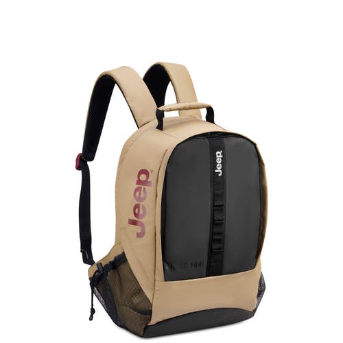 Jeep Hardside Expandable 21" Carry-on Luggage With Two Wheels [jh003b] & Laptop Travel Backpack [js0 In Neutral