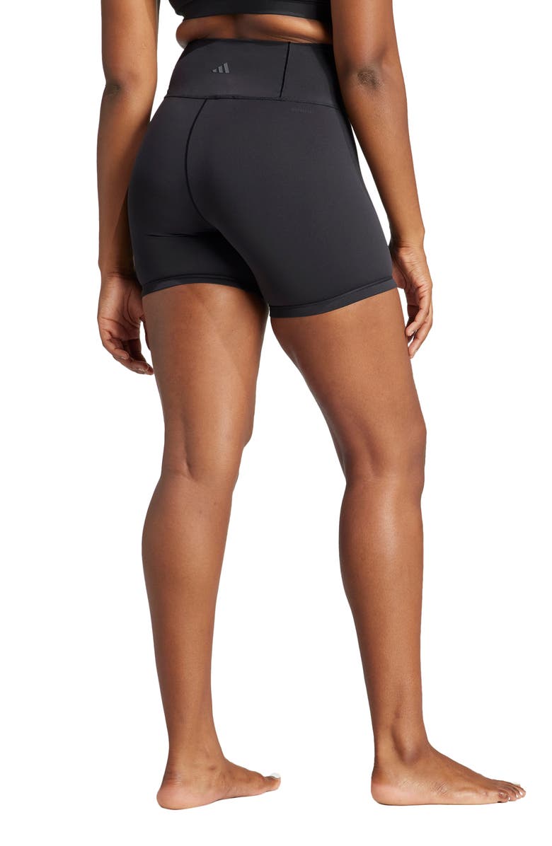 adidas All Me 5" Bike Shorts, Alternate, color, 