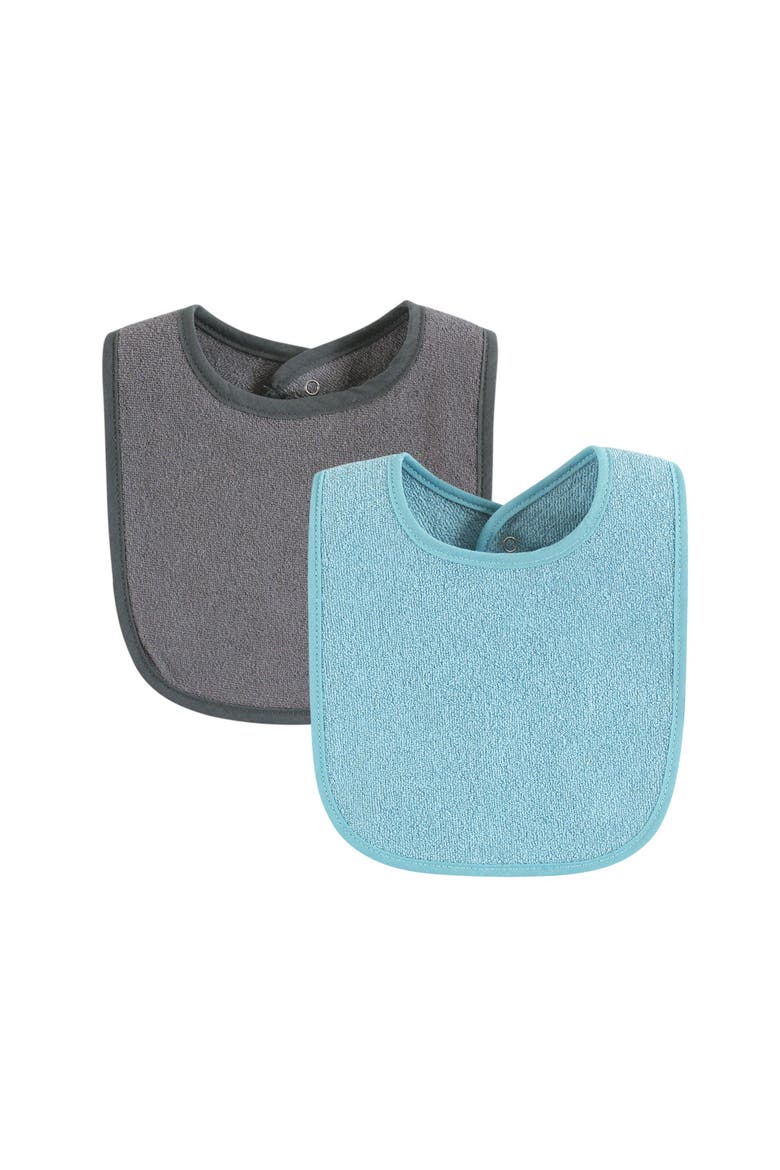 Youngster's Dribble Catcher with Moisture-Resistant Layer, Alternate, color, Blue Orange