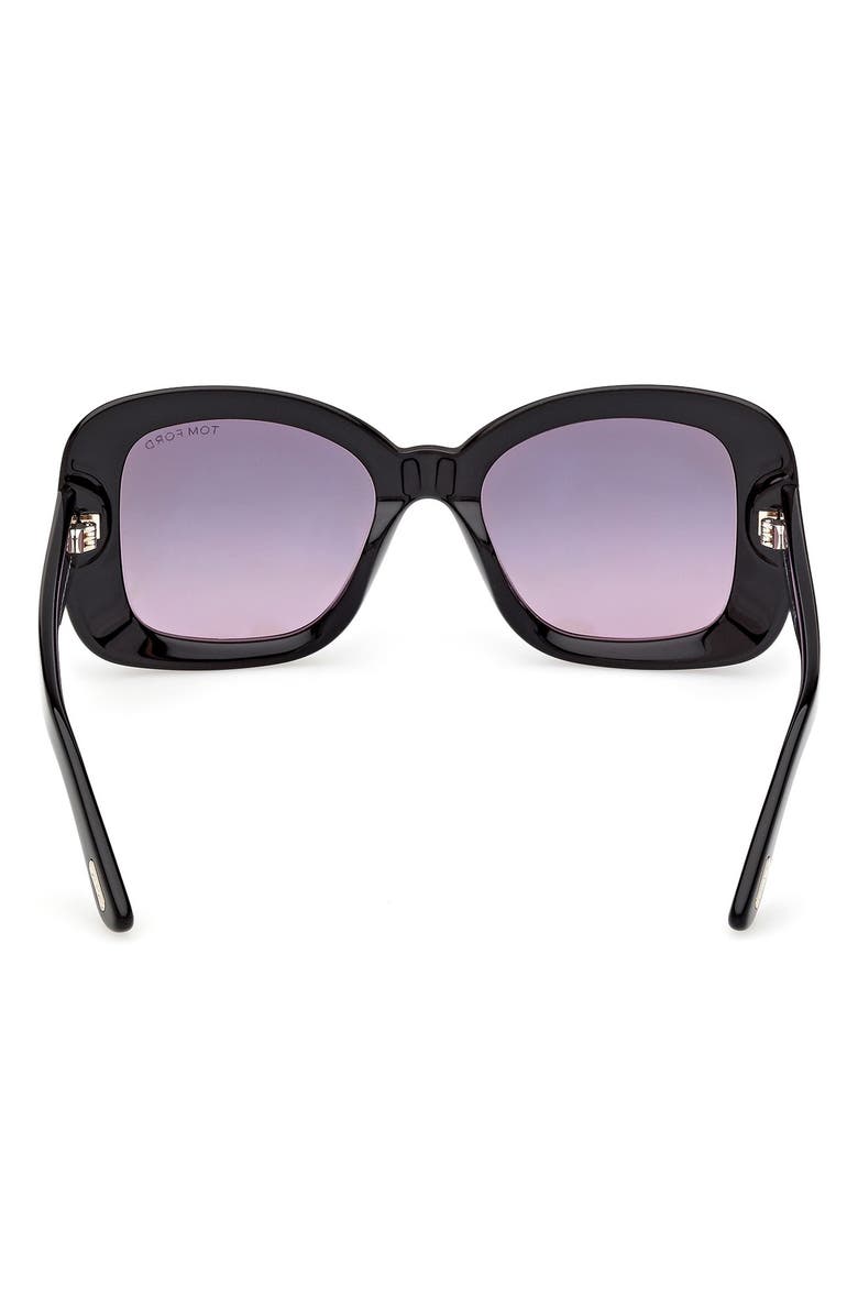 TOM FORD 52mm Gradient Square Sunglasses, Alternate, color, 