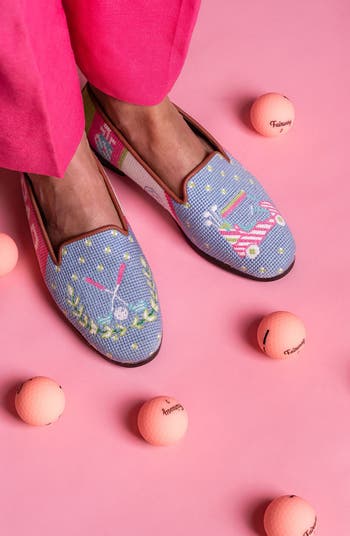 Needlepoint Golf Flat