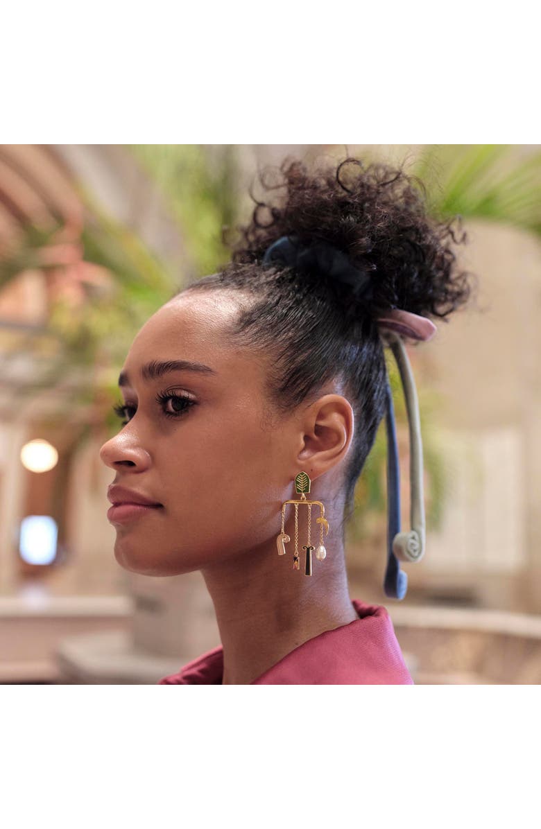 Lele Sadoughi The Met X Lele Klee Mobile Earring, Alternate, color, Landscape Columns 960