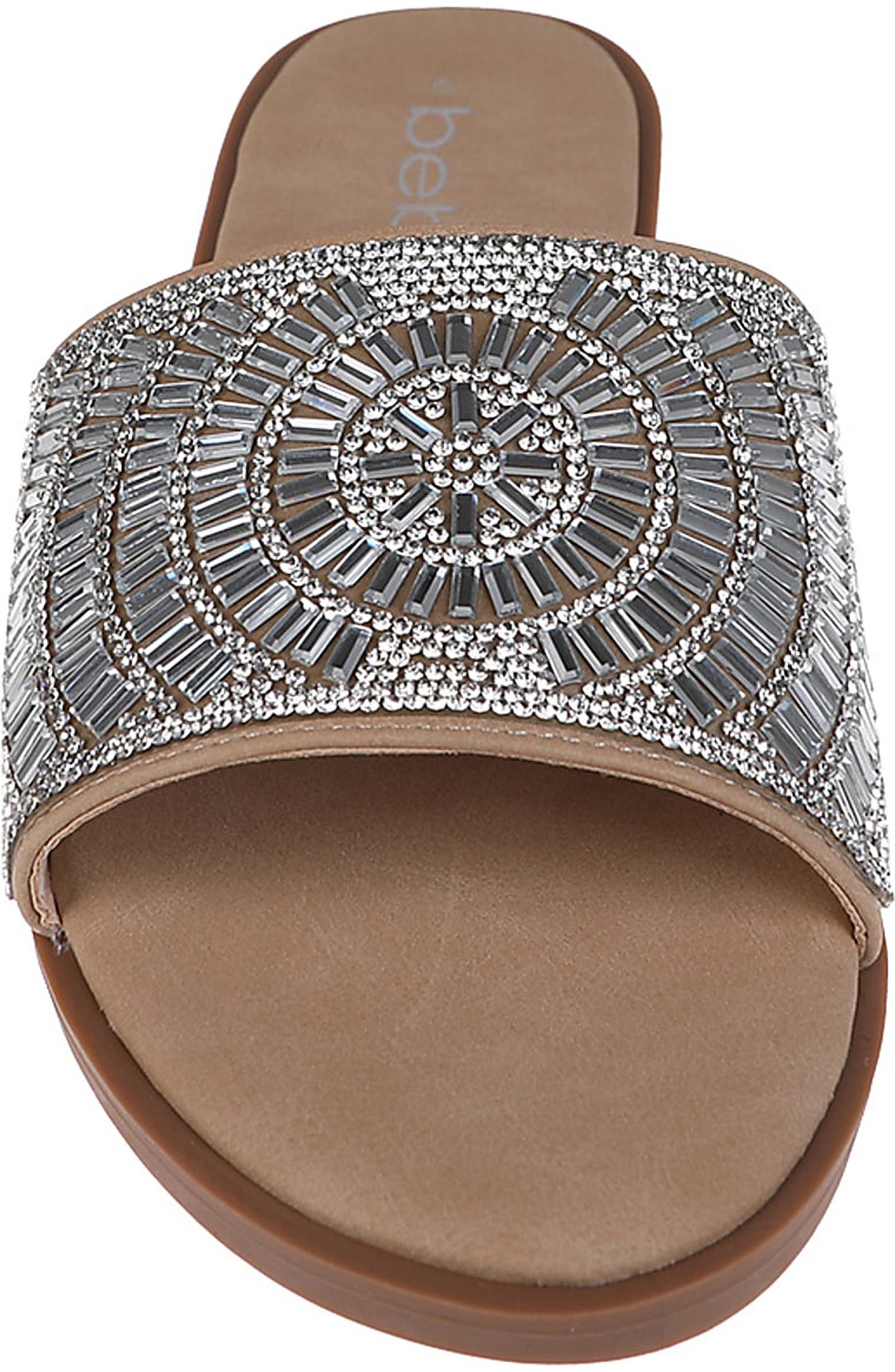 bebe Rhinestone Slide Sandal (Women) | Nordstromrack