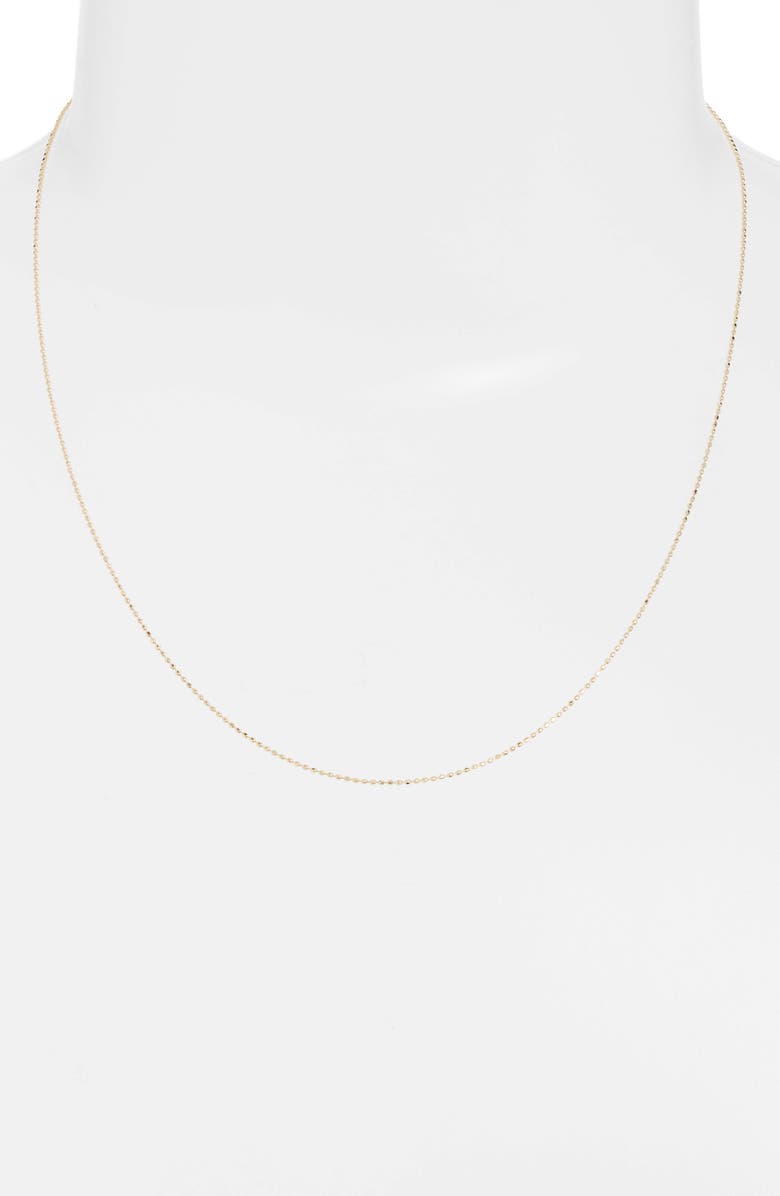 Bony Levy Essentials 14K Gold Beaded Chain Necklace, Alternate, color, Yellow Gold