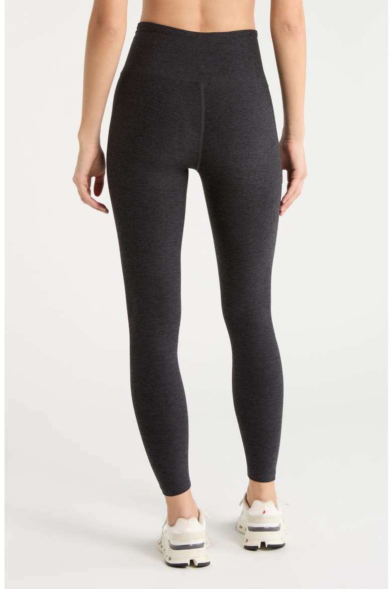 Football Full-Length Leggings, Alternate, color, HEATHER BLACK