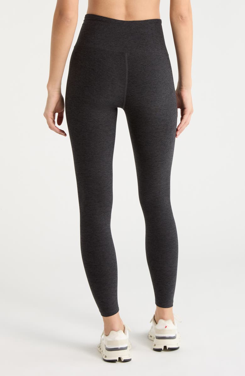 Year of Ours Football Full-Length Leggings, Alternate, color, Heather Black