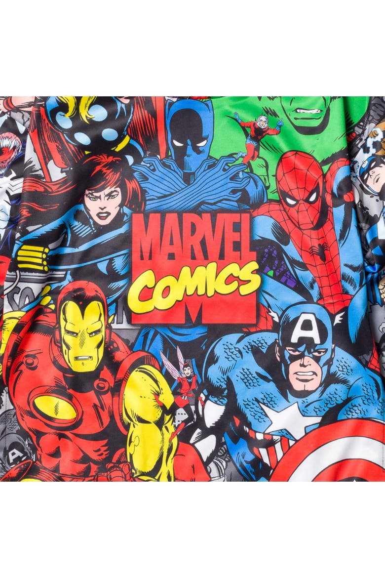 Avengers Fleece Hoodie, Alternate, color, Marvel Comics Grey