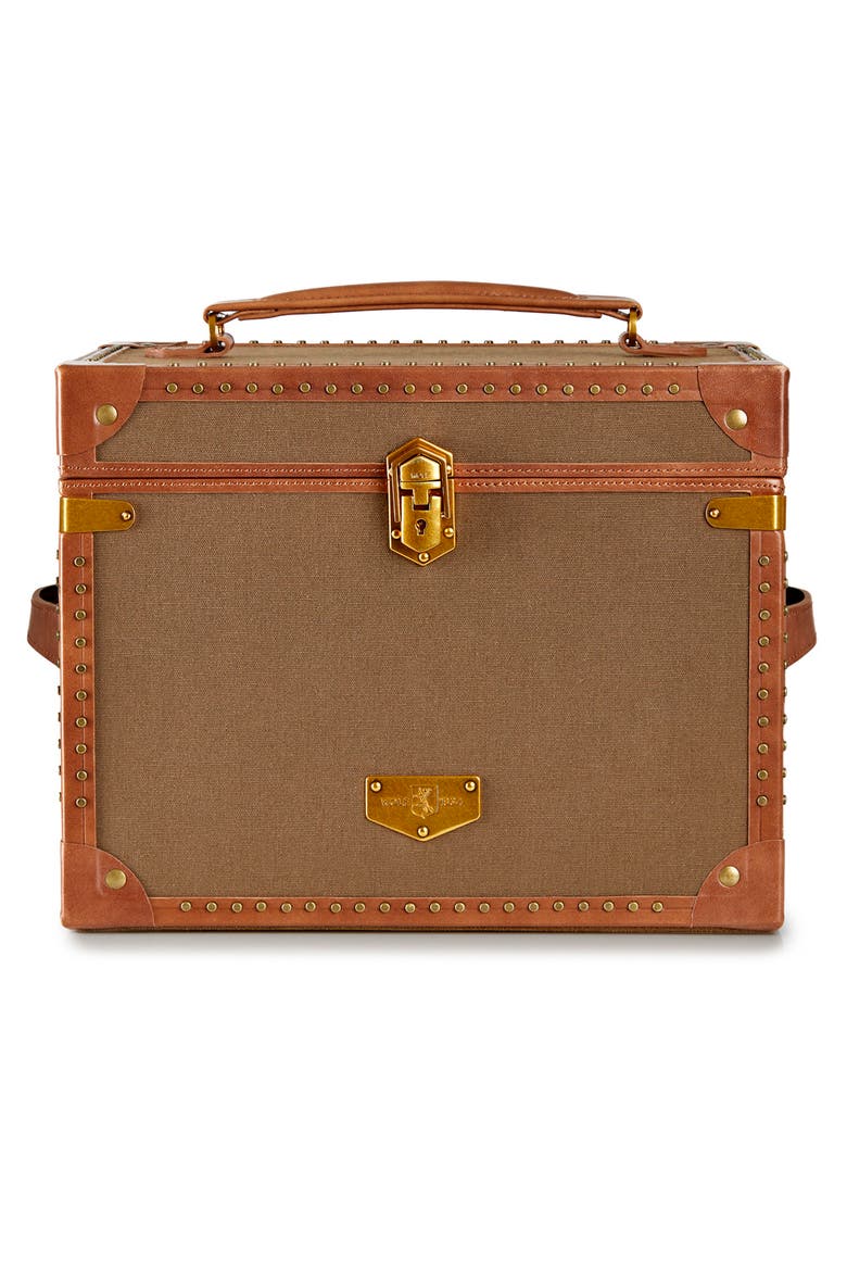 Ida Trunk Jewelry Box, Main, color, Khaki