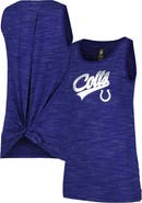 New Era Women's New Era Royal Indianapolis Colts Space Dye Active Tank Top