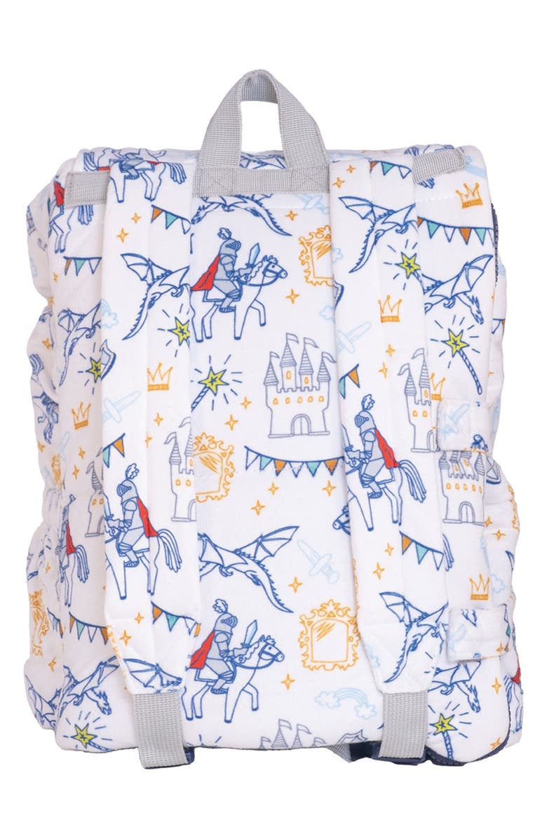 mimish Kids' Sleep-n-Pack Sleeping Bag Backpack, Alternate, color, White Multi