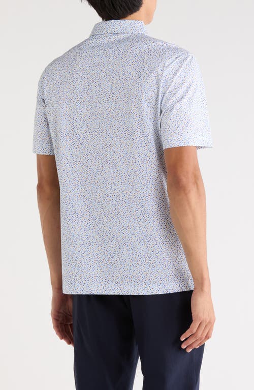 Bugatchi Victor Short Sleeve 8-way Stretch Ooohcotton® Knit Polo In Multi