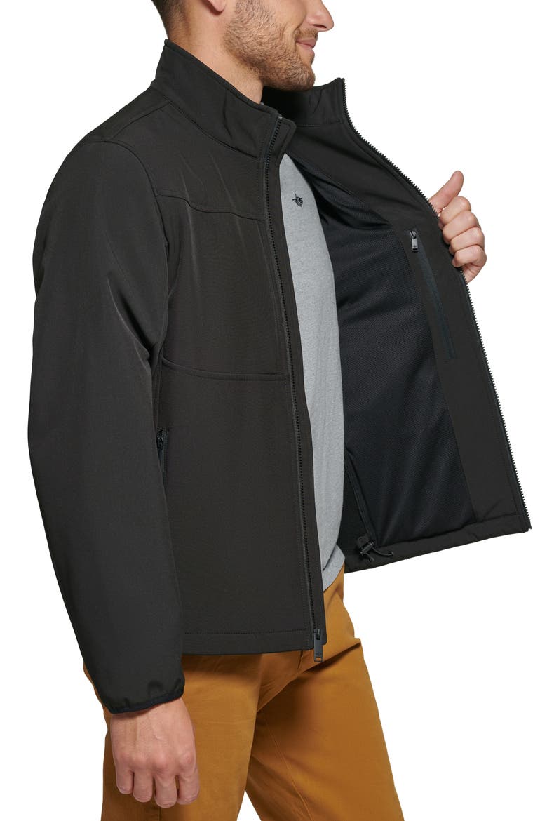 Water Resistant Soft Shell Jacket, Alternate, color, BLACK