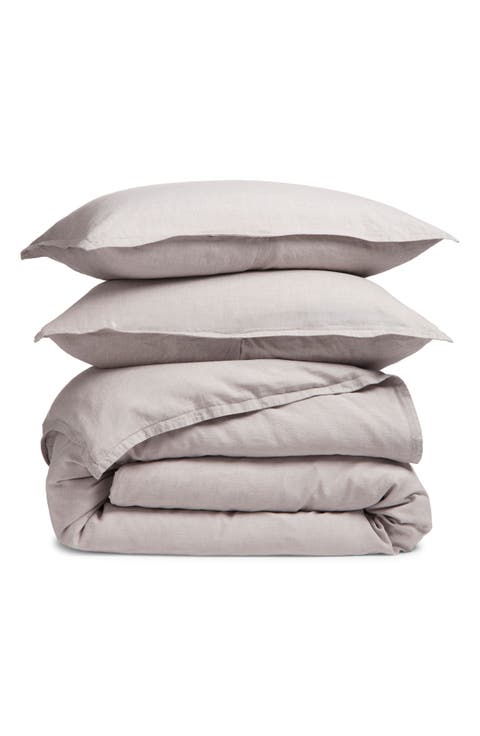 Lyocell & Linen Duvet Cover & Shams Set