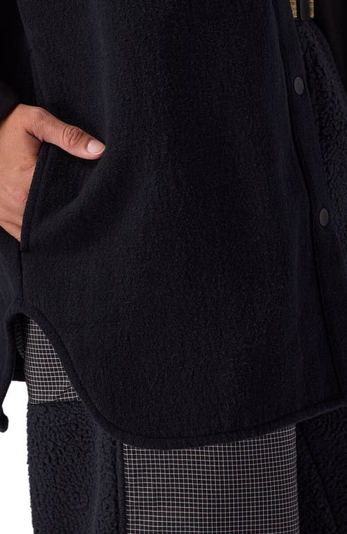 Backcountry Venture Stretch Flannel Jacket In Black
