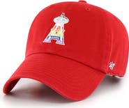'47 Men's '47 Red Los Angeles Angels Team Pride Clean Up Adjustable Hat
