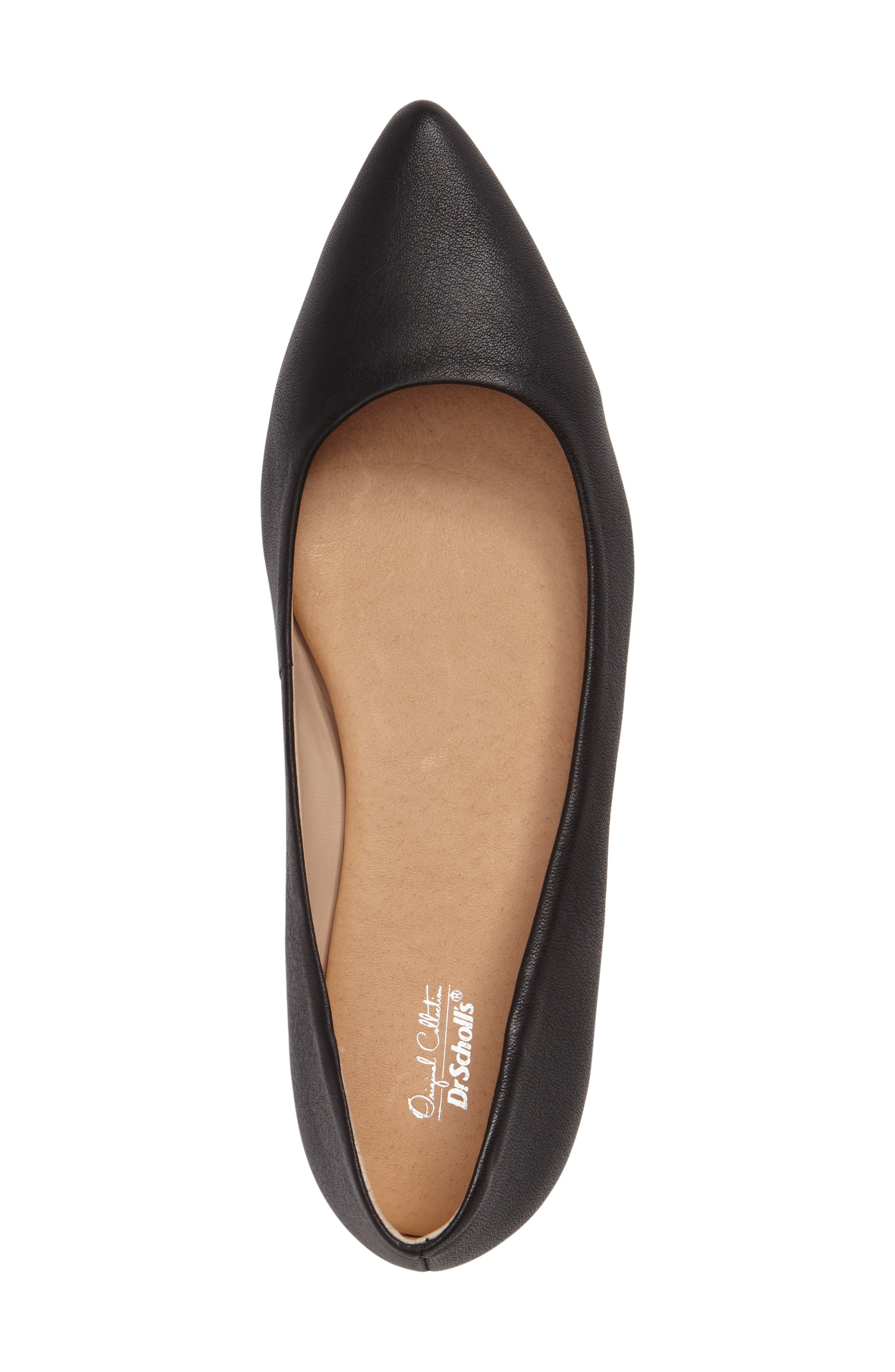 Original Collection Kimber Flat, Alternate, color, BLACK LEATHER