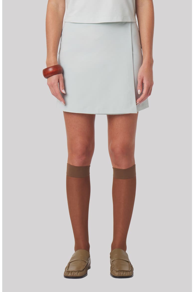 Capri Wrap Miniskirt, Main, color, PORCELAIN BLUE