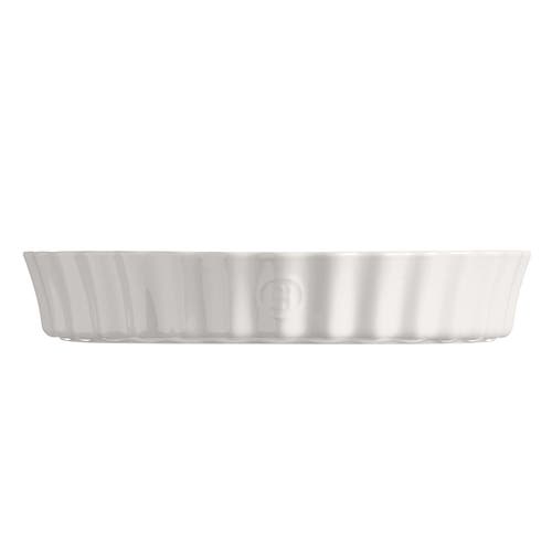 Emile Henry 12.6" X 2.2" Extra Large Deep Tart Dish In Flour