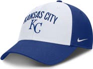 Nike Men's Nike White/Royal Kansas City Royals Club Performance Adjustable Hat