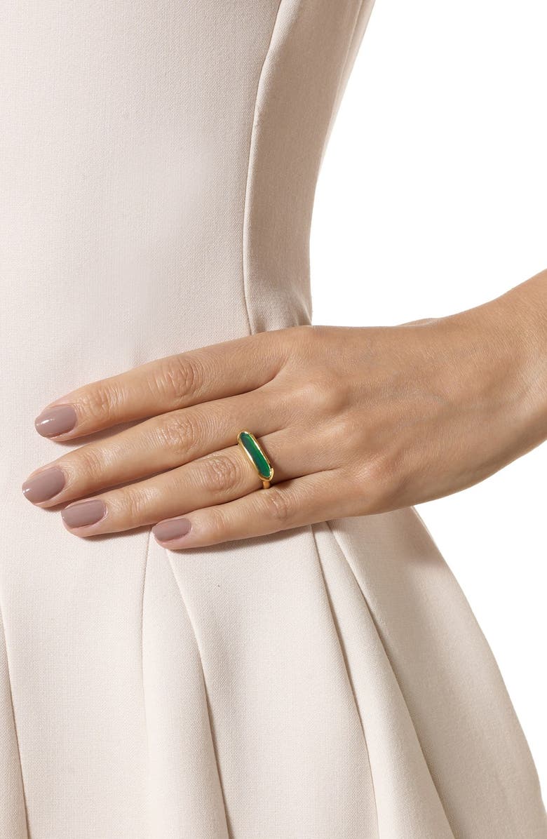 Monica Vinader Baja Stone Ring, Alternate, color, Yellow Gold