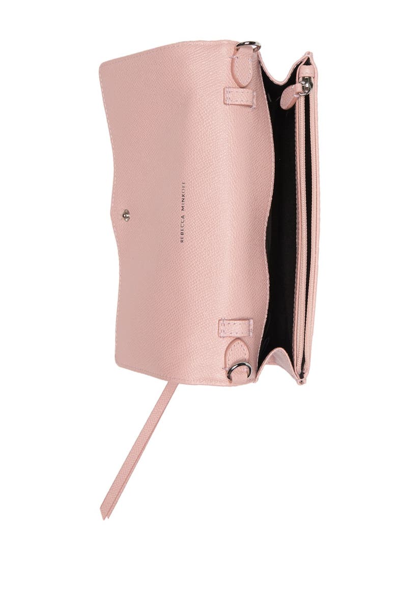 Gabby Leather Wallet on a Chain, Alternate, color, BALLET