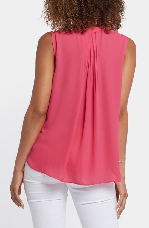 Nydj Pintuck Blouse In Watermelon