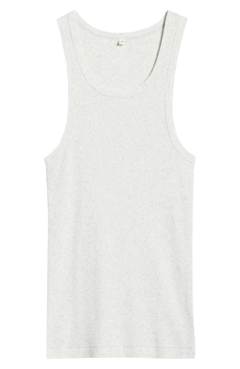 Elwood Malibu Cotton Rib Tank, Alternate, color, Vintage Ash Grey