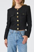 French Connection Mismatched Button Tweed Jacket
