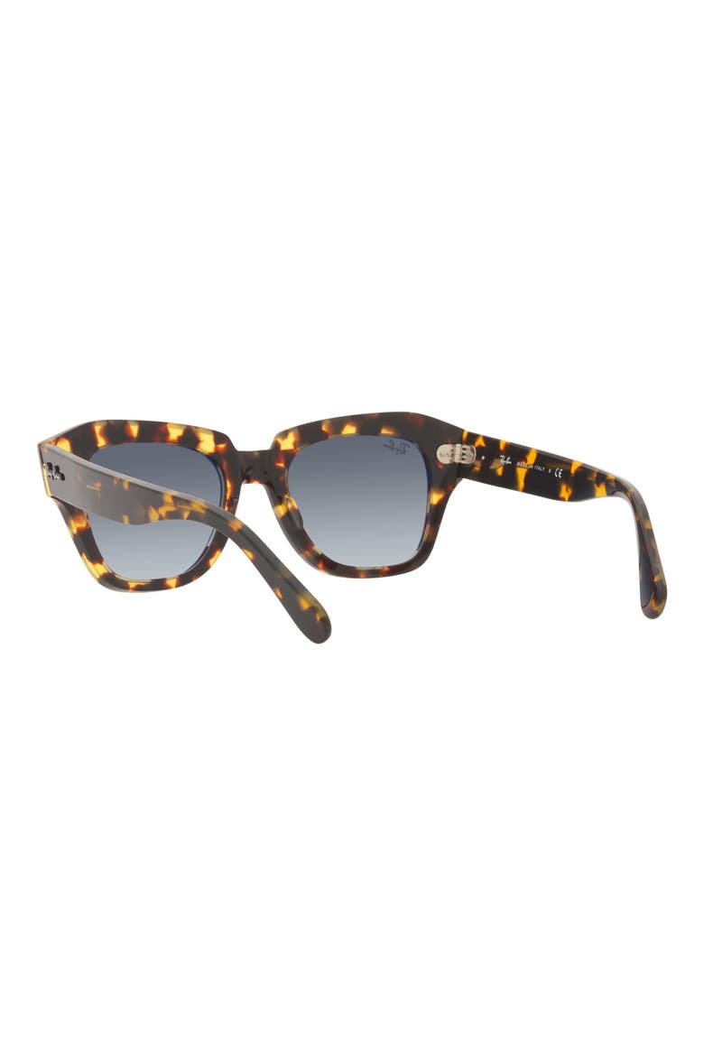 State Street 52mm Sunglasses, Alternate, color, YELLOW HAVANA/ LIGHT BLUE GREY