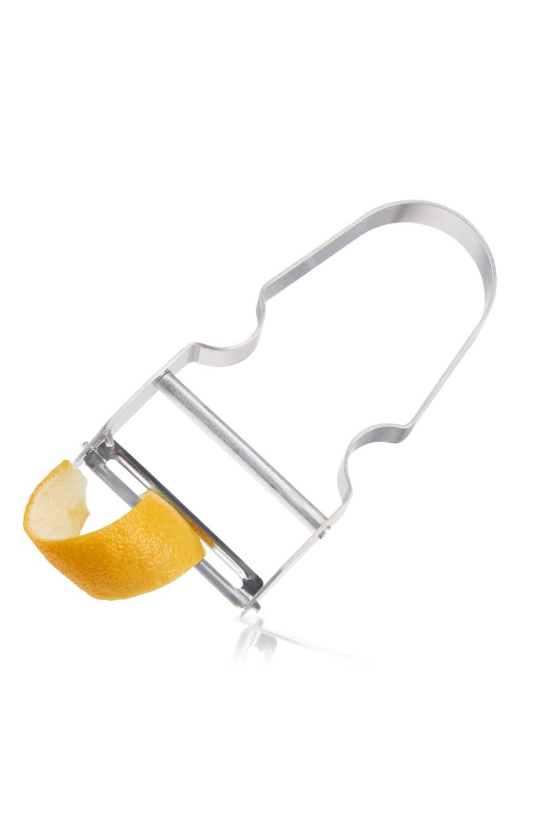 Viski Professional Citrus Peeler in Stainless Steel, Alternate, color, Silver