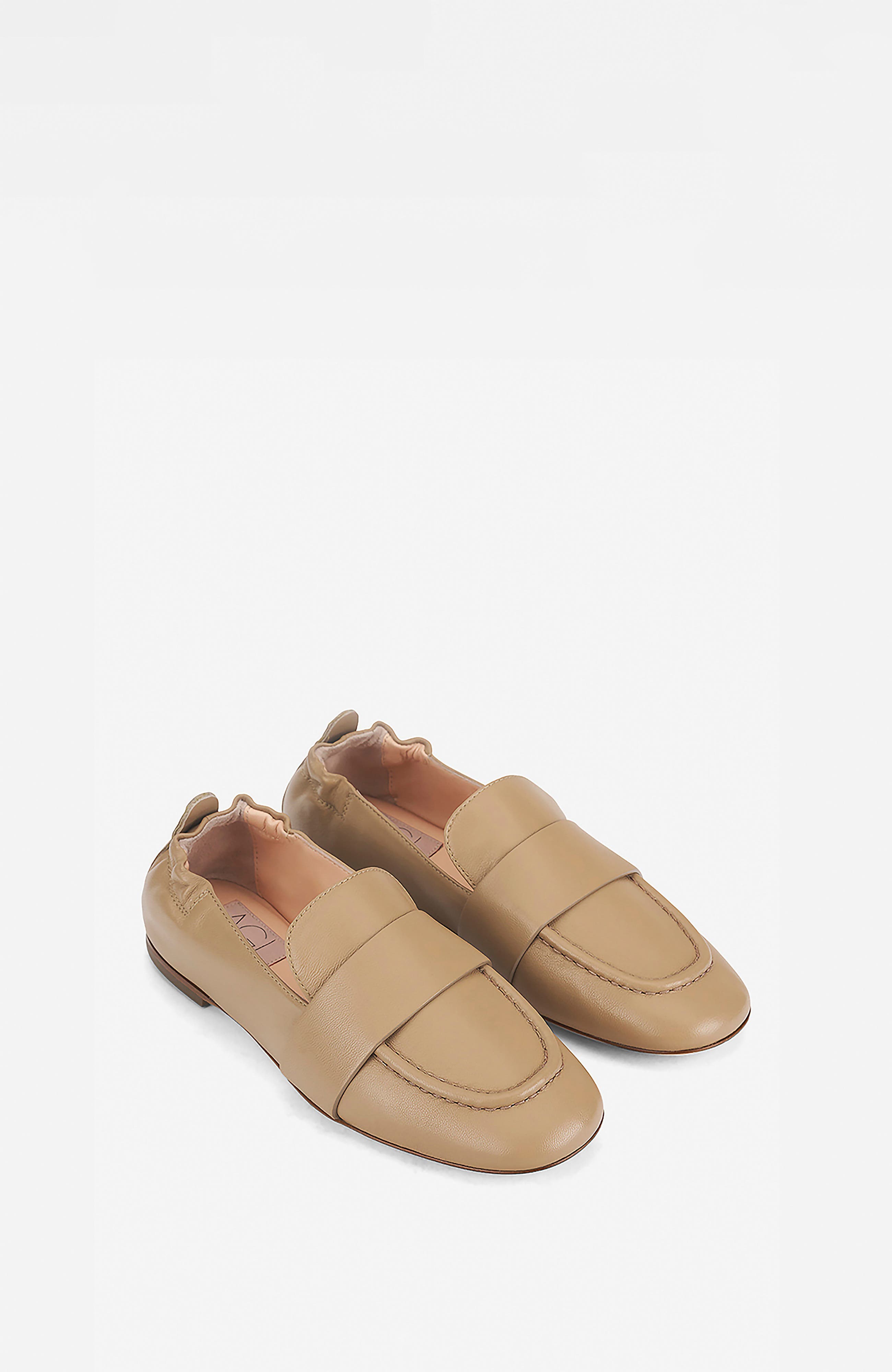 AGL Cristiana Leather Moccasin, Alternate, color, Neutral