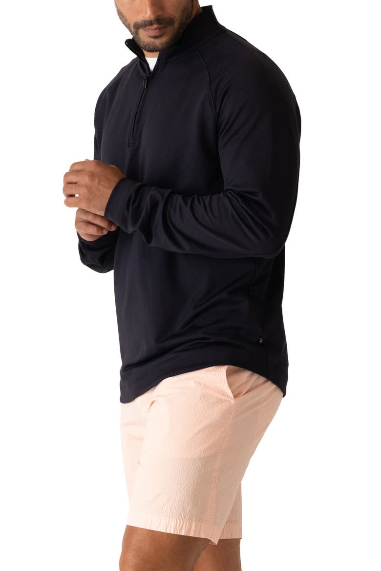Techno MIcrolight Quarter Zip Pullover, Alternate, color, MIDNIGHT