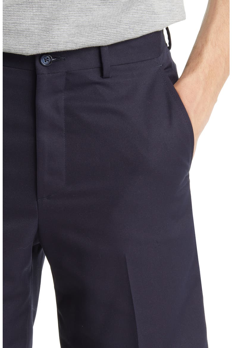 Flat Front Shorts, Alternate, color, NAVY