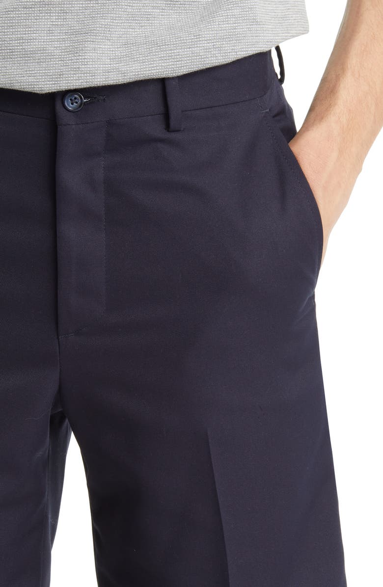 Berle Flat Front Shorts, Alternate, color, Navy