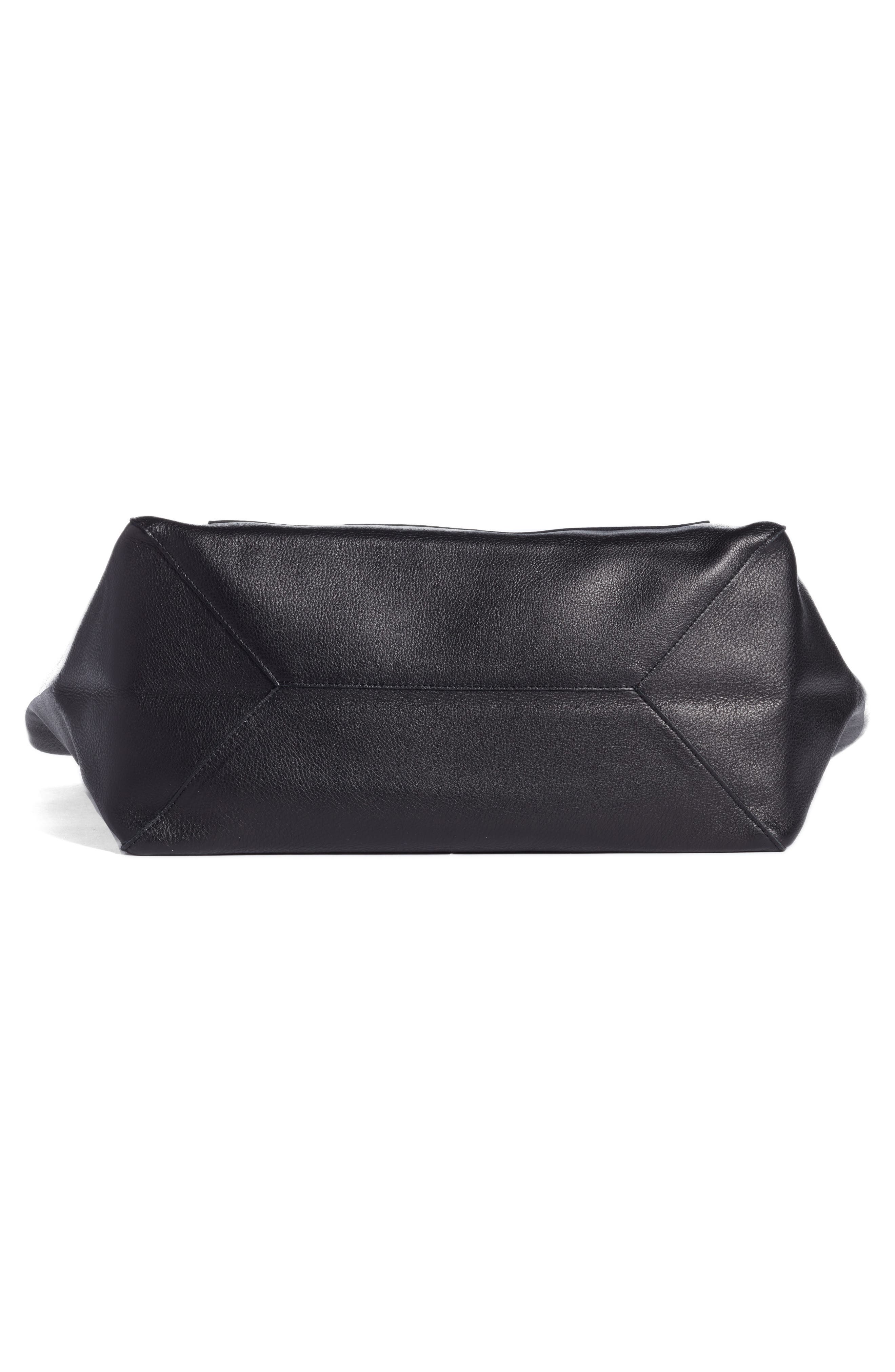 Sézane Gaby Leather Tote, Alternate, color, 