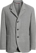 Canali Nuvola Regular Fit Heathered Grey Felted Wool Sport Coat