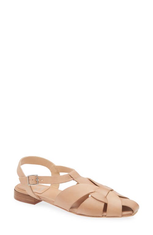 Jeffrey Campbell Reverie Fisherman Sandal In Beige