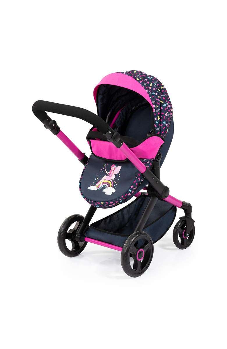 Bayer Design Pram Xeo Shapes Navy & Pink Matching Handbag,Dolls To 20", 3+, Alternate, color, Multicolored