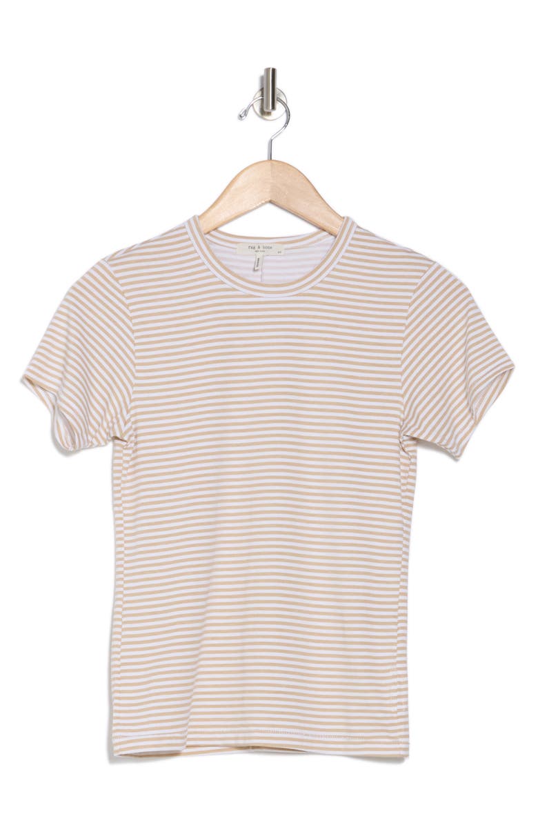 rag & bone Lucy Short Sleeve T-Shirt, Alternate, color, Wht/Multi