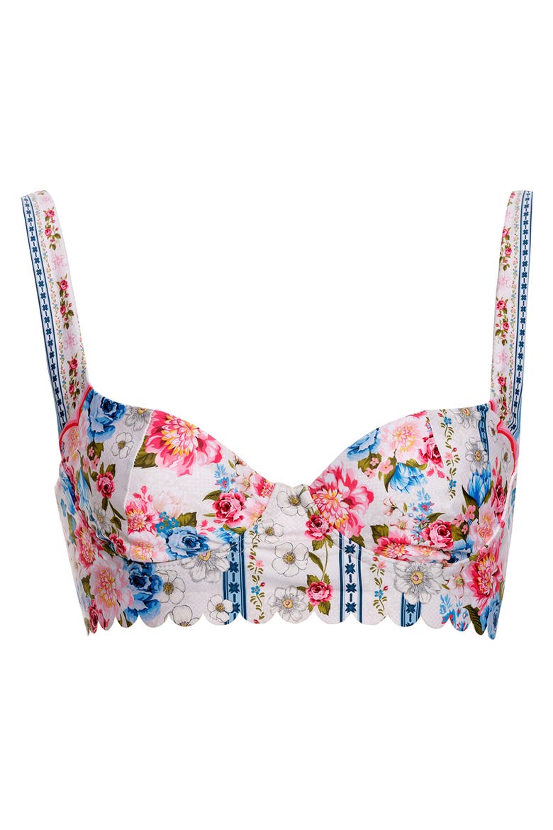 Balena Meraki Underwire Bikini Top, Alternate, color, PINK MULTICOLOR