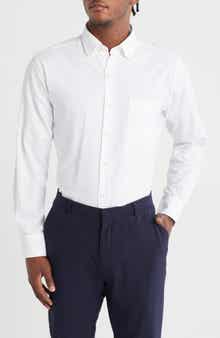David Donahue Oxford Cotton Button-Down Sport Shirt