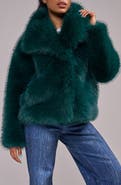 AZALEA WANG Regina Faux Fur Jacket